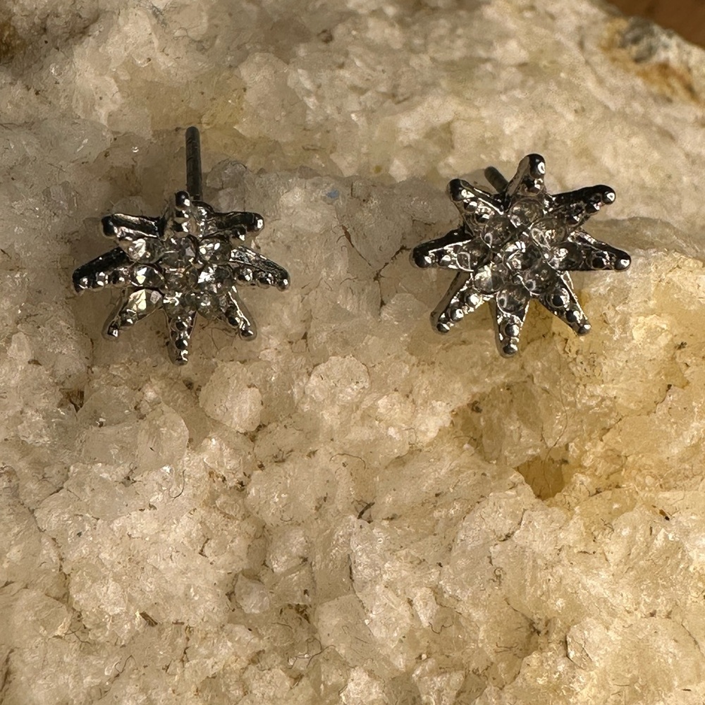Two Pairs Star Earrings